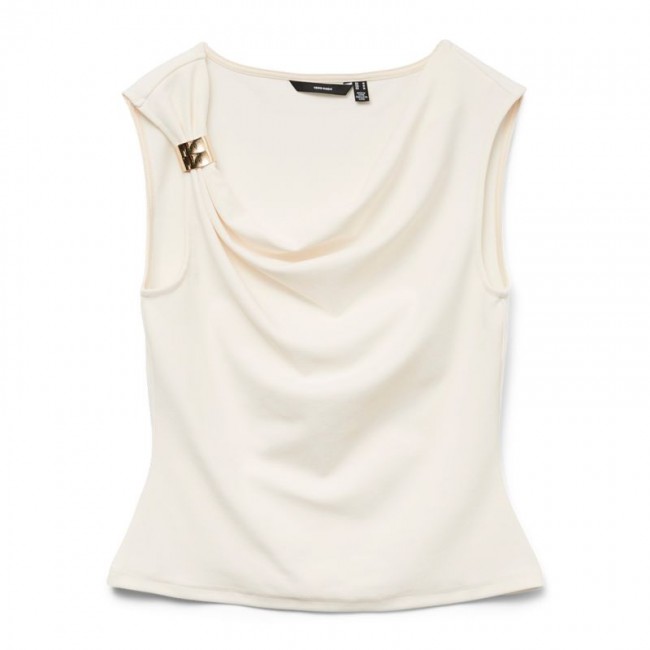 Vero moda VMALLISON SL WATERFALL TOP JRS GA 10327500 cloud dancer Vero moda VMALLISON SL WATERFALL TOP JRS GA 10327500 cloud dancer
