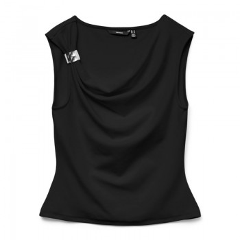 Vero moda VMALLISON SL WATERFALL TOP JRS GA 10327500 black