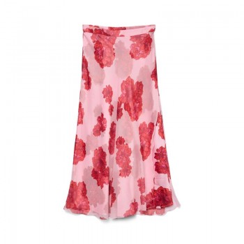 Vero moda VMTHILDA TEORA HW ANKLE SKIRT WVN GA CE 10327966 bonbon teora