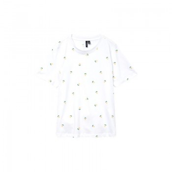 Vero moda VMPAULINA AOP SS T-SHIRT GA JRS NOOS 10329355 bright white lemon