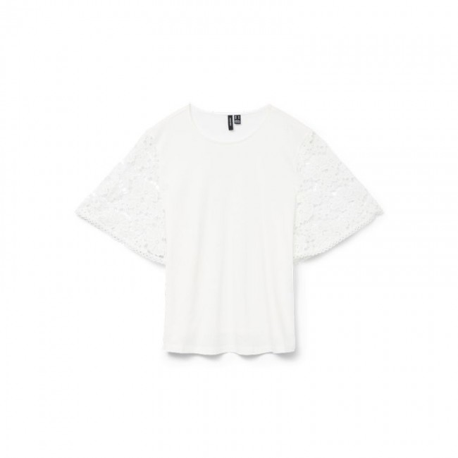 Vero moda VMPANNA 2/4 TOP JRS 10329679 snow white Vero moda VMPANNA 2/4 TOP JRS 10329679 snow white