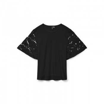 Vero moda VMPANNA 2/4 TOP JRS 10329679 black