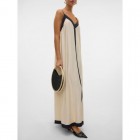 Vero moda VMDENISE SINGLET ANKLE DRESS WVN BTQ GA 10329793 birch black