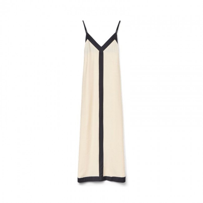 Vero moda VMDENISE SINGLET ANKLE DRESS WVN BTQ GA 10329793 birch black
