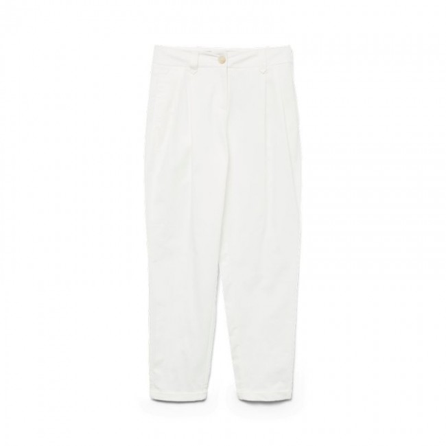Vero moda VMCHIRA MW BARREL PANT 10329947 snow white Vero moda VMCHIRA MW BARREL PANT 10329947 snow white