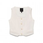 Vero moda VMCHIRA SL WAISTCOAT 10329950 snow white