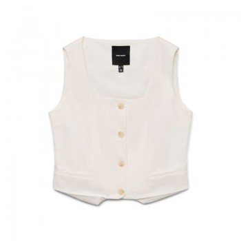 Vero moda VMCHIRA SL WAISTCOAT 10329950 snow white