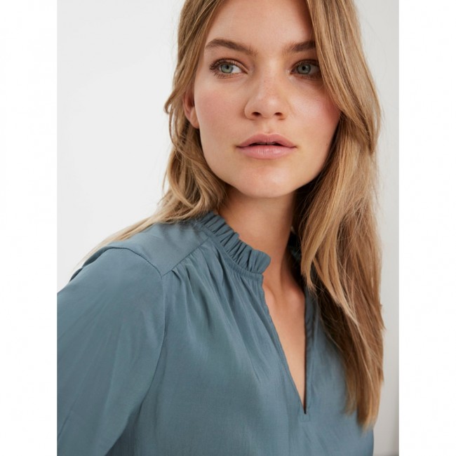 VERO MODA VMBELL LS TOP WVN 10278792 NORTH ATLANTIC