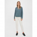 VERO MODA VMBELL LS TOP WVN 10278792 NORTH ATLANTIC