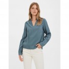 VERO MODA VMBELL LS TOP WVN 10278792 NORTH ATLANTIC