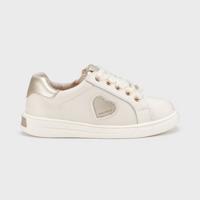 Mayoral Sneaker καρδια 24-43523-079 εκρου